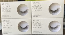 Static False Eyelashes LOT OF 4 REUSABLE Magnetic Lashes NIB