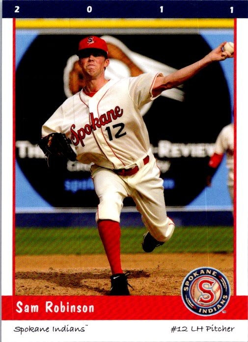 Sam Robinson 2011 Grandstand Spokane Indians #NNO Spokane Indians
