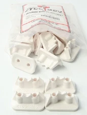 Stud Boy .75 White Super-Lite Pro Series Double Backers - 24 Pack