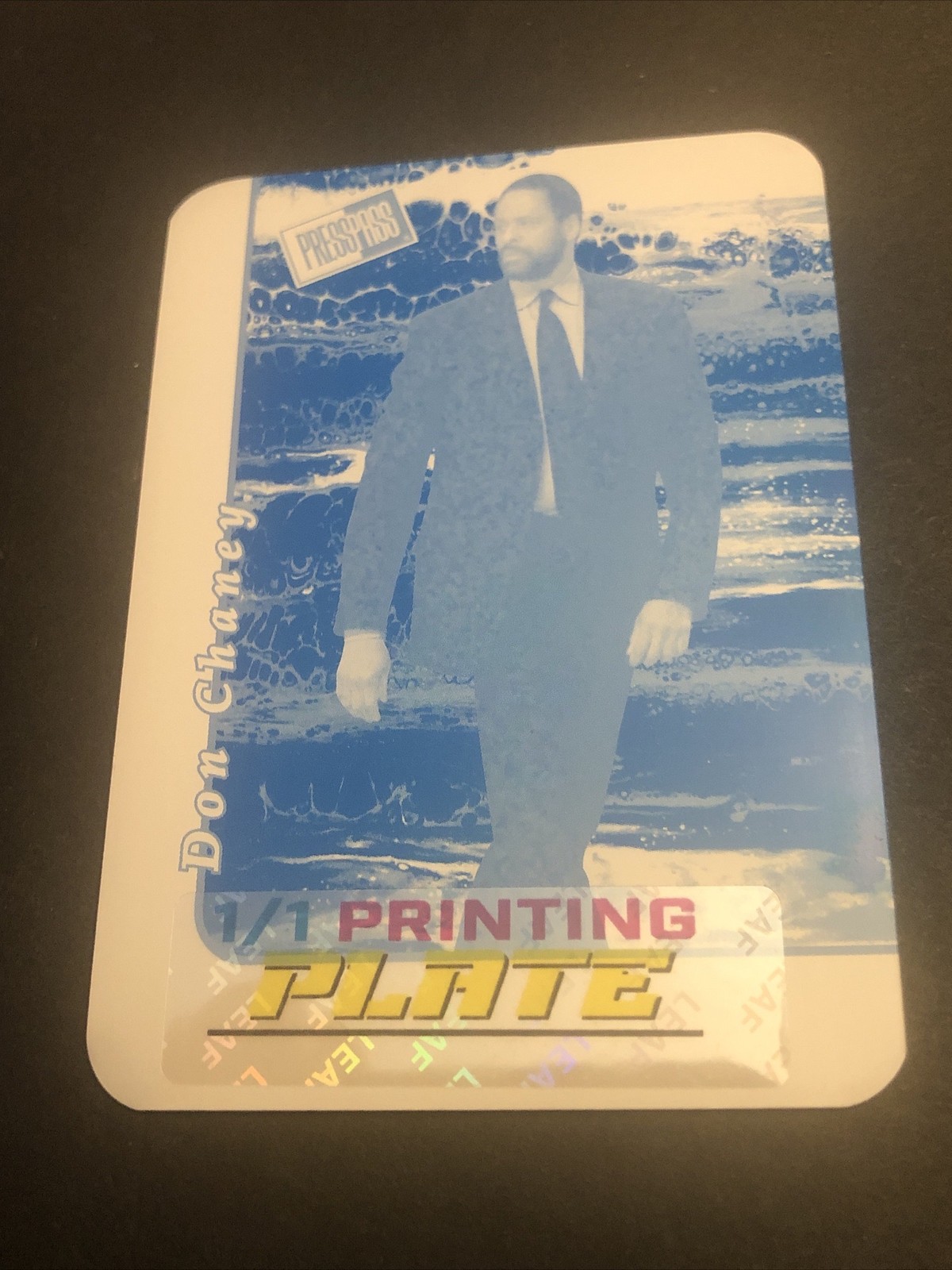 2024 Leaf Collective Don Chaney Cyan Printing Plate 1/1 #20B-44