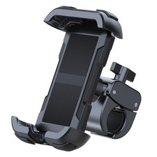 Bike Phone Holder, Phone Mount for Bicycle and Motorcycle Handlebar, Strong