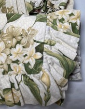 2 Floral Ruffled Sham Standard Cotton Ruffle 1180