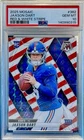 2025 Mosaic Jaxson Dart Rookie Card #362 RED & WHITE STRIPE 💎PSA 10💎 Giants RC