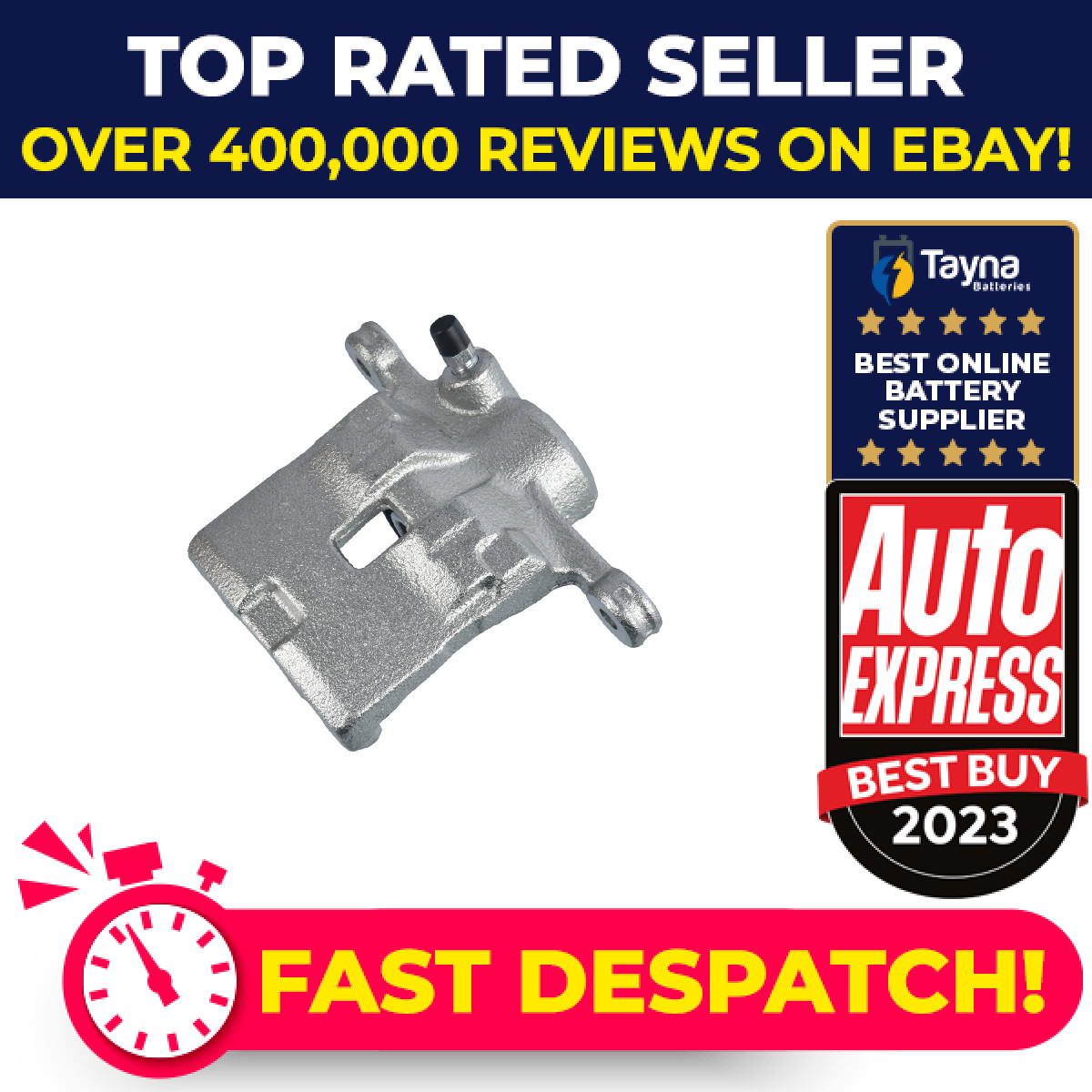 Brake Caliper fits SUBARU IMPREZA GHE, GR 2.5 Rear Left 2007 on Blue Print New