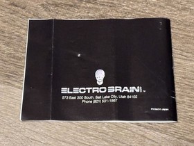 Ghoul School Instruction Manual Booklet Only Nintendo Nes Authentic