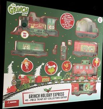 2025 The Grinch Dr. Seuss Holiday Express 49-Piece Train Set Collectors Edition