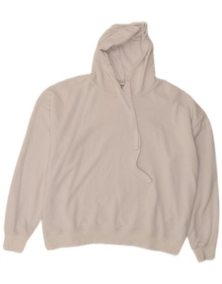 PULL & BEAR Herren Hoodie Pullover XL weiß Polyester DG11