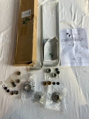 Elizabeth Classics Tub Wall Mount 22  Single Offset Bath Supply, Satin, Parts
