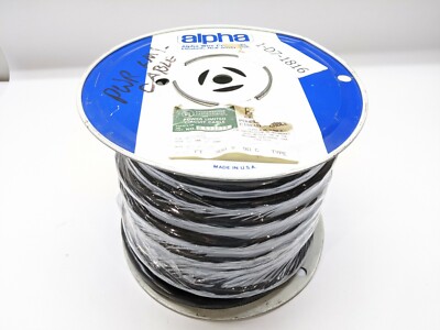 Alpha Wire 5620B 1604 E63656 Power Limited Circuit Cable 16AWG 8 Cond 100' Foot 