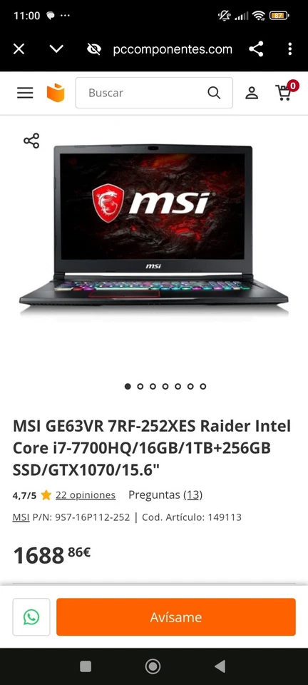 Msi GE63VR - Immagine 4 di 4