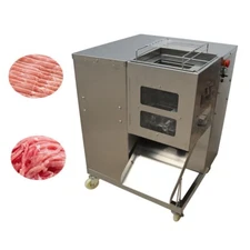 110V QSJ-G Shredded Meat Cutting Machine Beef Pork Processor 4mm Blade 800kg/h