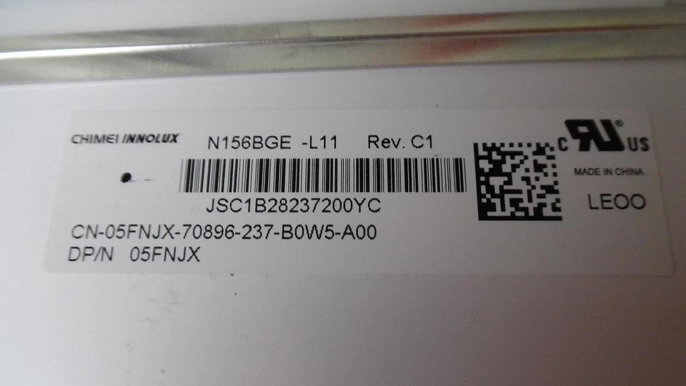 Dell Vostro 3550 -LCD - 15.6" 40-Pin HD Panel N156BGE-L11 REV.C1 - Probado Foto 4 de 4