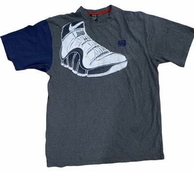 VTG 2003 NIKE LEBRON JAMES XXL AIR ZOOM L23 LOGO T-SHIRT | eBay