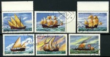 Saint Thomas et îles du Prince 1979 Mi. 598-603 Oblitéré 100% Voiliers Voiliers