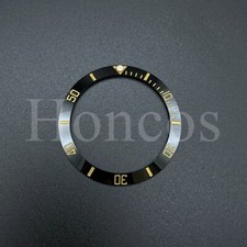Ceramic Bezel Insert to fits for Rolex Sub 5512 5513-1 1665 1680 Black and Gold