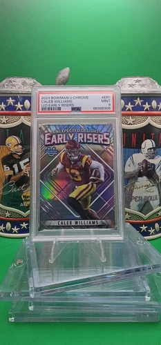 2023 Topps Bowman Chrome Caleb Williams #ER-I  MINT 9 Chicago Bears Early Risers