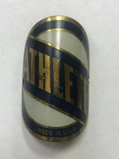 vintage bicycle ATHLETE Head BADGE tag new old stock DP Harris Rollfast Snyder