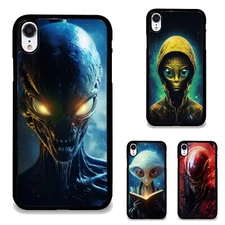 cartoon style alien design Impact Case For iPhone SE4 16E 12 13 14 15 16 Pro Max