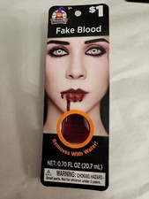 Fake Blood Tube Halloween Accessory Vampire Zombie Horror