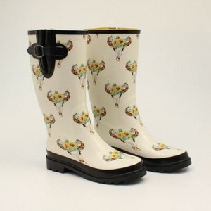 sunflower rain boots