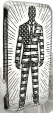10 ozt 999 Fine Silver Art Bar - AMERICAN MAN - ADAMO TECHNE - Limited Edition 102.40 per troy oz