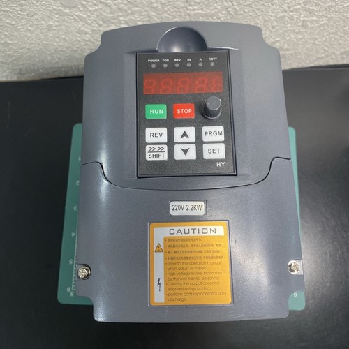 Huanyang 3KW 4HP 220V VFD Inverter Variable Frequency Drive Spindle New Open Box - 第 1/6 張圖片
