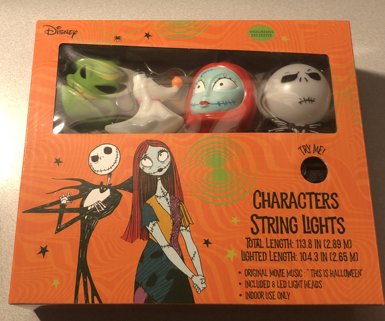 Disney The Nightmare Before Christmas Musical Character String Lights