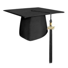 Endea Graduation Matte Adult Black Cap & Tassel High School and College