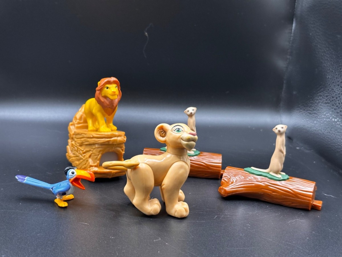 Disney Lion King Vtg action figures Nala Zazu Timone Simba view