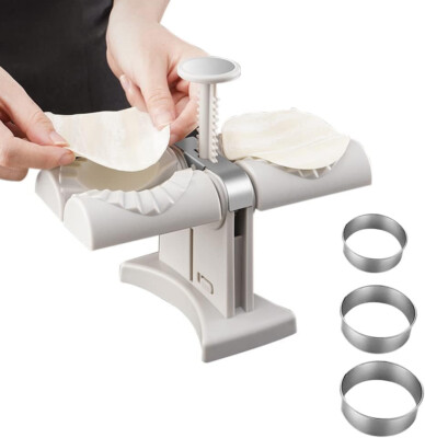 Automatische Knödelmaschine Doppelkopf Ravioli Maschine - Neu in einfacher Box
