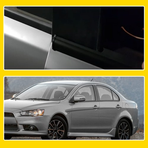4X 5727A006 Black Window Weatherstrip Seal Belt Molding AU For Mitsubishi Lancer - Picture 9 of 12