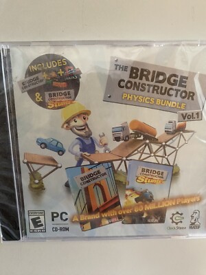 The Bridge Constructor Physics Bundle Vol 1 Kids PC DVD Game