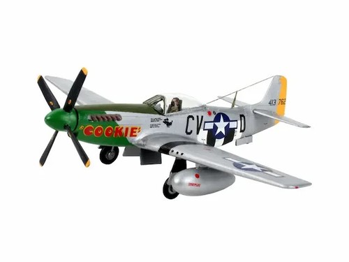 Revell 64148 1/72 P51D Mustang Fighter w/paint & glue