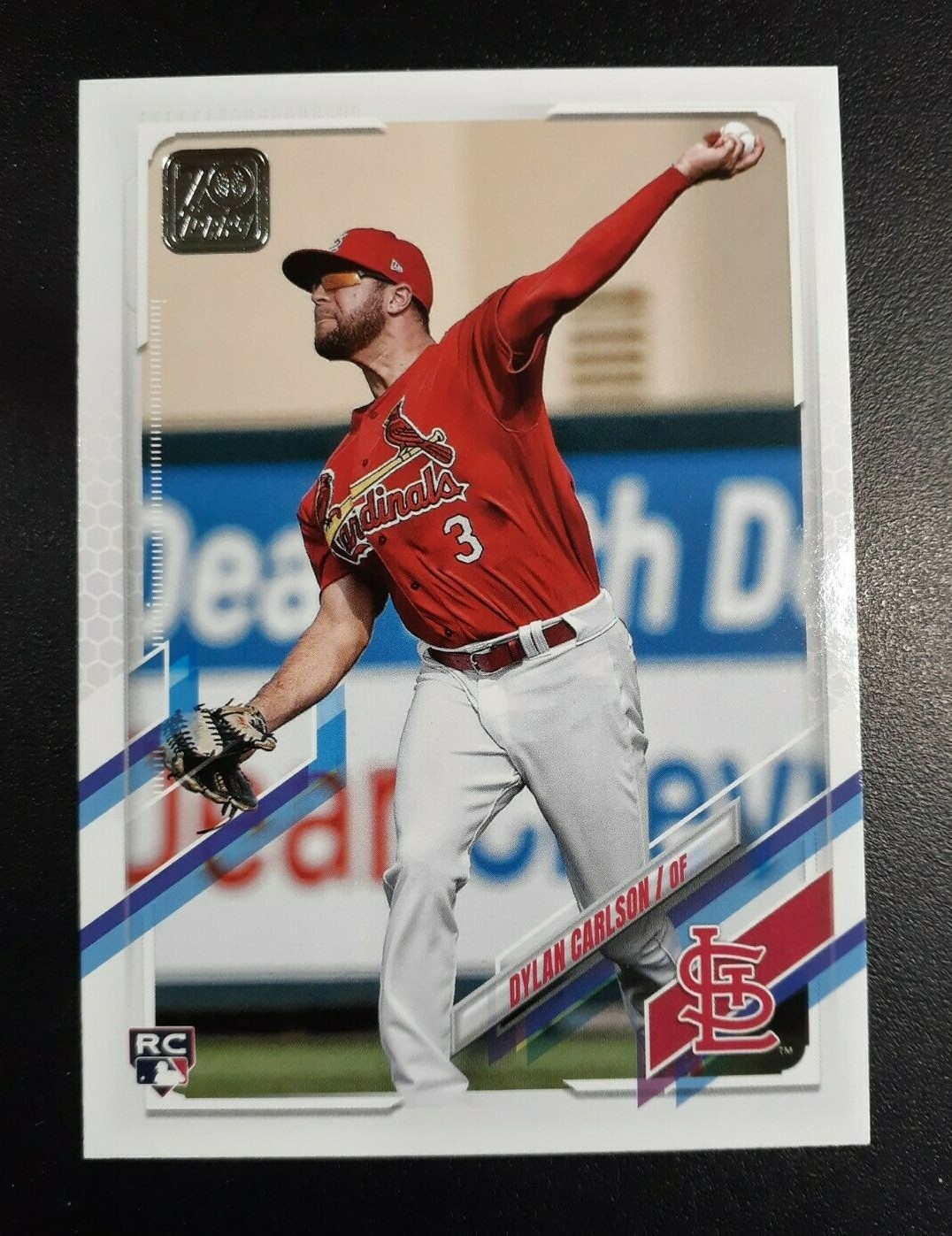 2021 Topps #285 SP Image Variation - DYLAN CARLSON Rookie Card - Mint