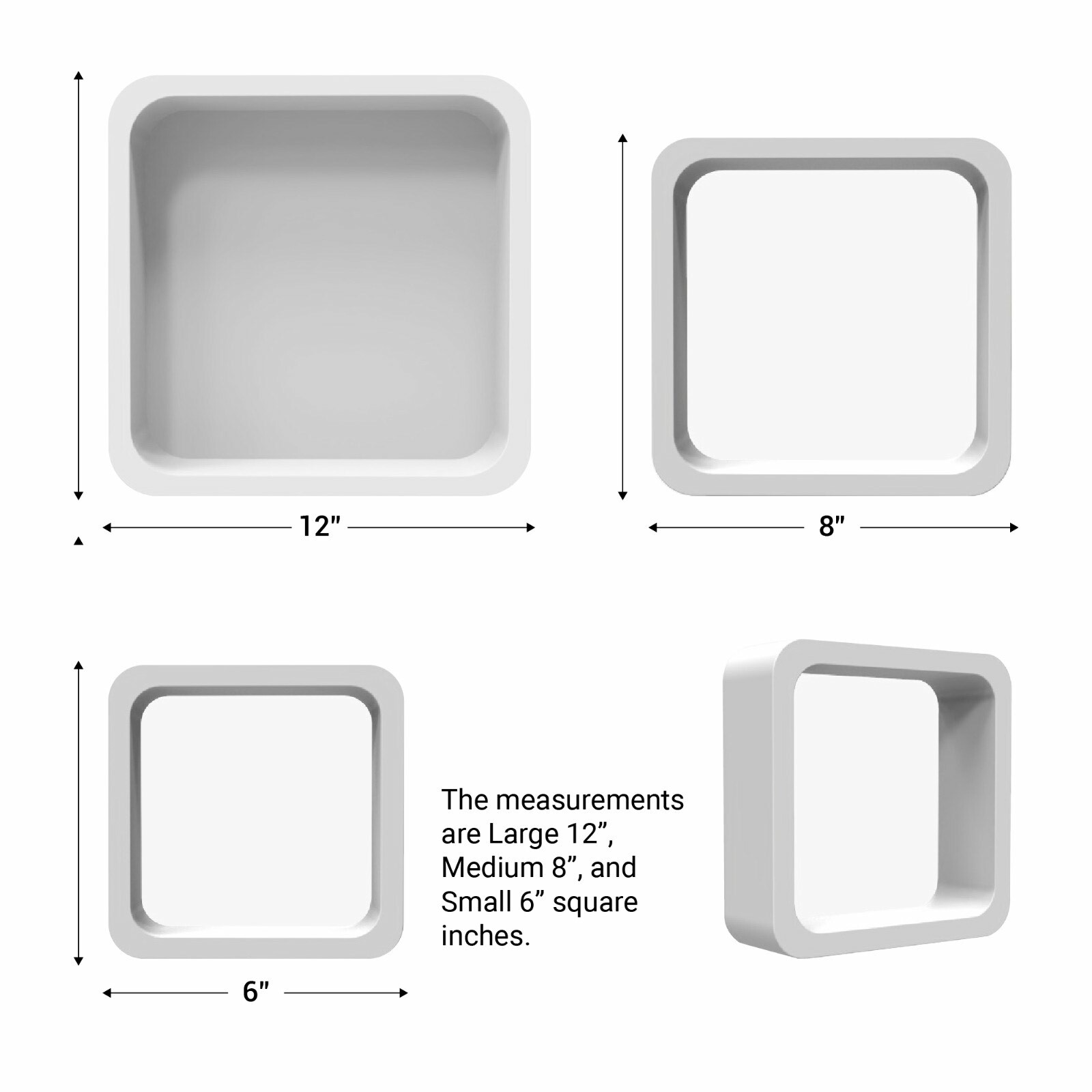 Floating Cube Shelves OVER SIZE