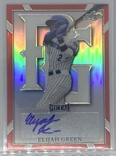 2021 LEAF METAL PERFECT GAME ALL AMERICAN PROOF RAINBOW RED 1/1 ELIJAH GREEN