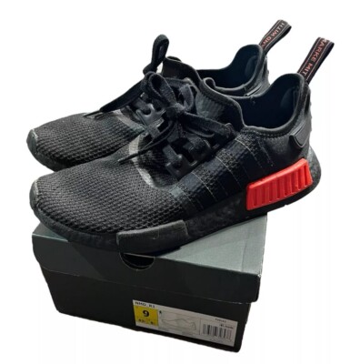 Adidas NMD R1 Core Black Solar Red (2020) Men s Size 9 With OG Box