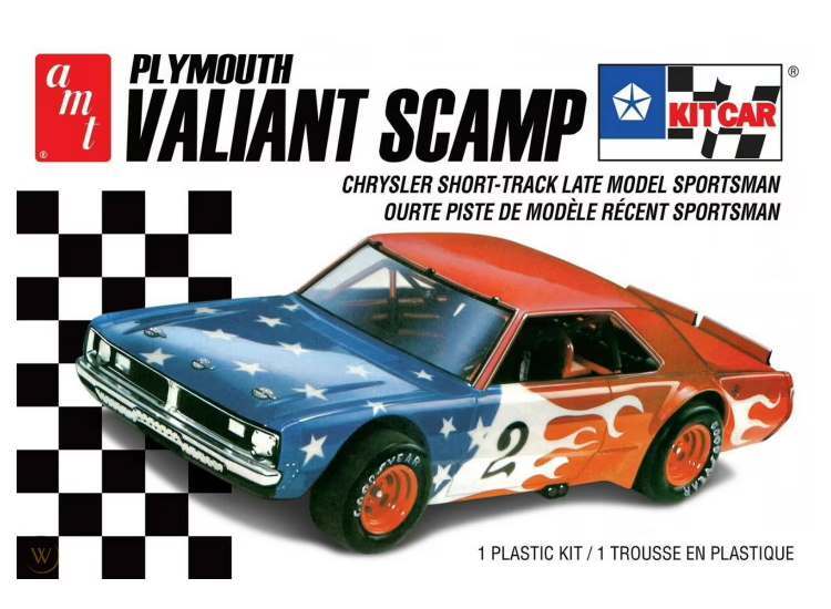 AMT 1/25 1171 Plymouth Valiant Scamp Kit car
