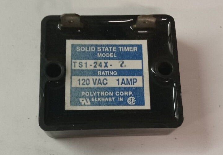 NEW POLYTRON CORP SOLID STATE TIMER 120 VAC 1 AMP TS1-24X-2
