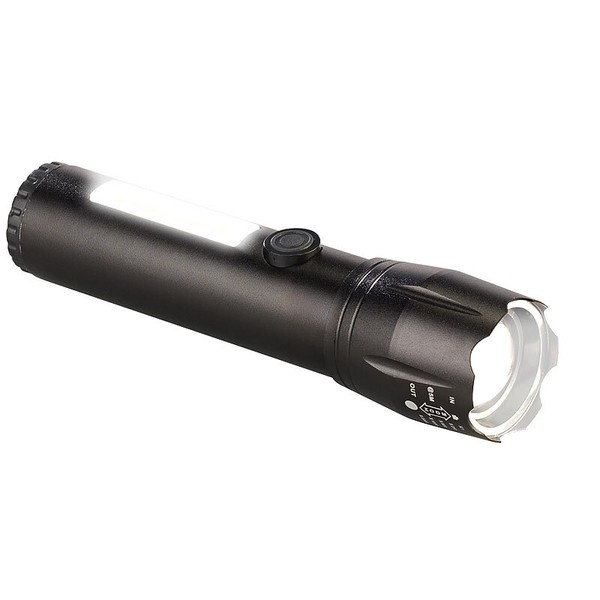 Pearl 2In1-Akku-Led-Taschenlampe Mit Cob-Led-Arbeitsleuchte, 230 Lm, 3 W-image