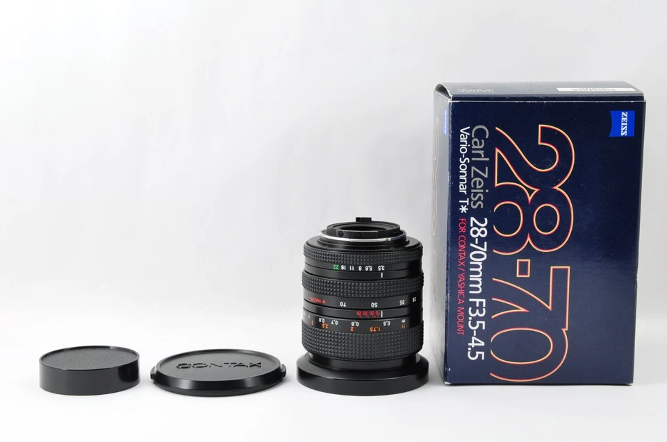 EXCELENTE COMO NUEVO CONTAX Carl Zeiss Vario Sonnar 28-70mm f/3.5-4. Lente T* MMJ C/Y YASHICA Foto 2 de 4