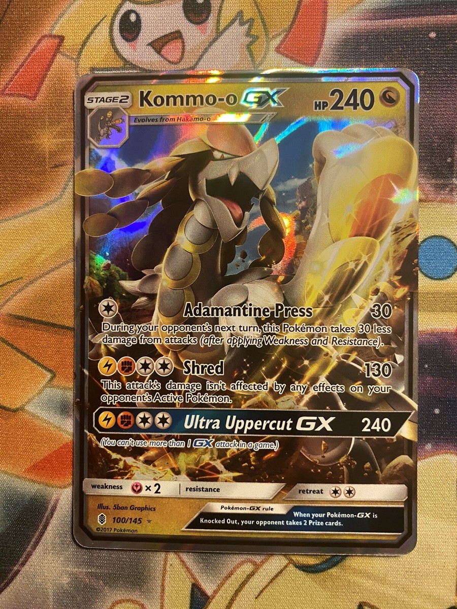 ポケモンカードゲーム koma Pokemon - Kommo-o-GX - 100/145 - SM Guardians Rising - Ultra