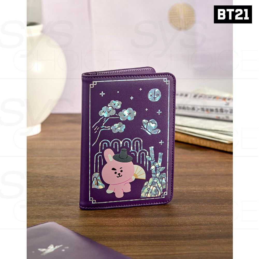 BTS BT21 Official Goods PREMIUM K-EDITION Passport Case + Tracking