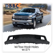 For 2019-2021Chevry Silverado 1500 Front Bumper Valance W/Tow Hook Hole W/Z71