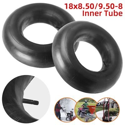 2 Schlauch 18x8.50-8 18x9.50-8 für diverse Rasentraktor Aufsitzmäher Reifendecke
