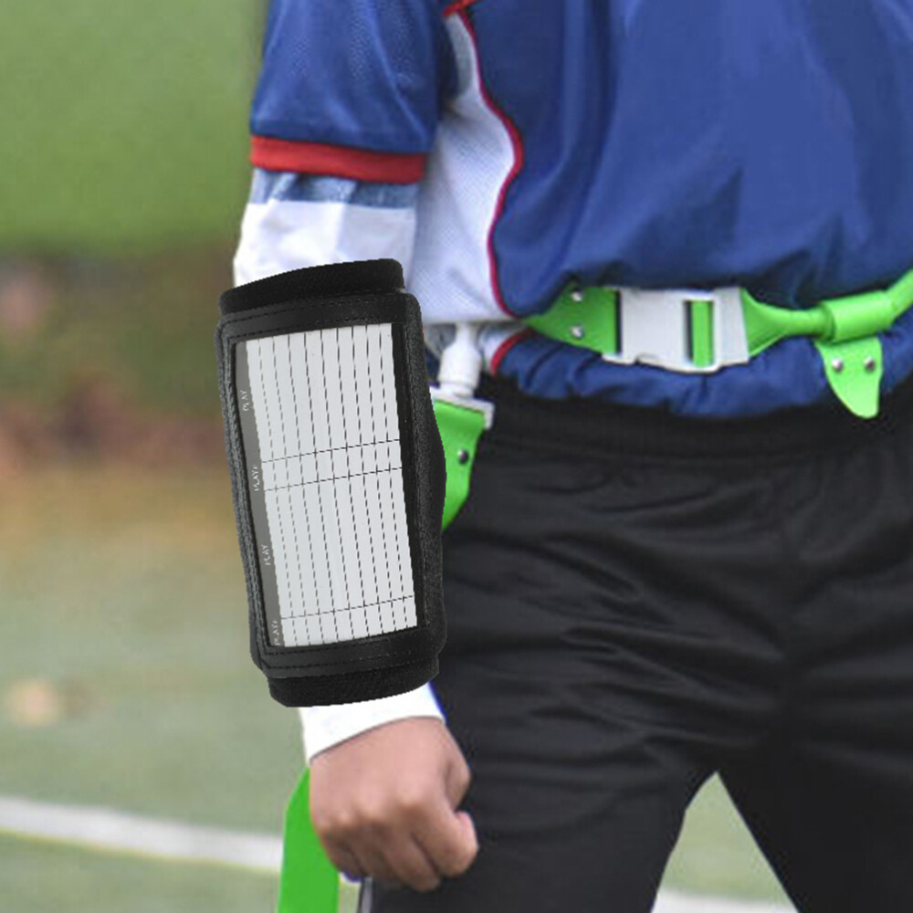 2Pcs Football Wristband Football Youth Catcher Wristband Play Card