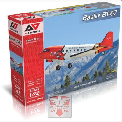 AA Models 7242 1:72 BT-67 Basler (Dakota) Plastic model kit