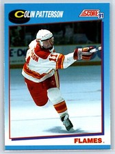 1991-92 Score Canadian Bilingual Colin Patterson Calgary Flames #525