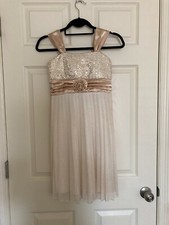 Gold Dress Formal Girls 14