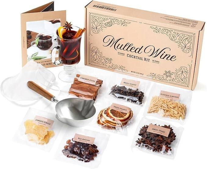 Set de regalo de vino caliente | Regalos únicos Accesorios para vino Regalos.